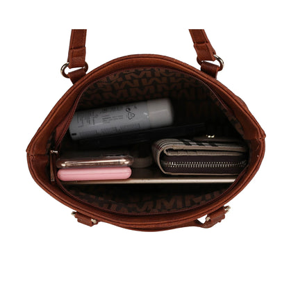 Lippa Women'S Tote Bag, Small Tote Handbag, Pouch Purse & Wristlet Wallet, Signature Handbag 4 Pcs Set by Mia K